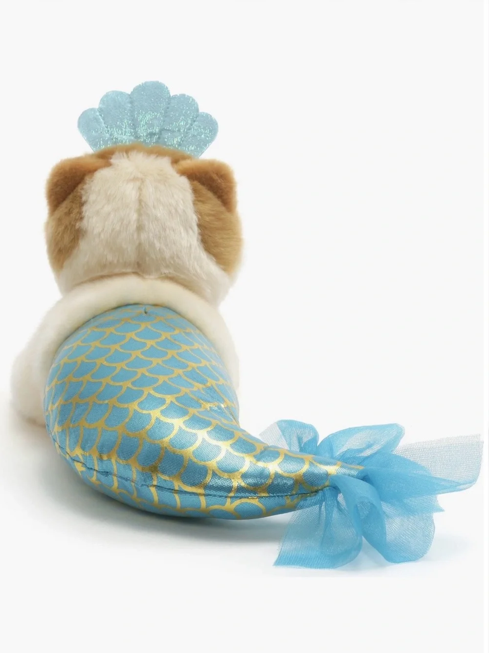 Gund Plush Mermaid Pup Hair Accessory - Blue and Yellow